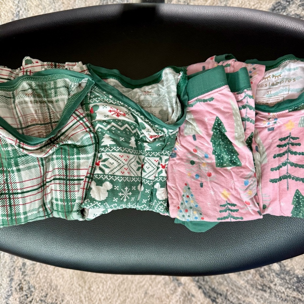 Bundle of three Little Sleepies PJ sets